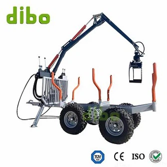 Trailer Mounted Log Loader